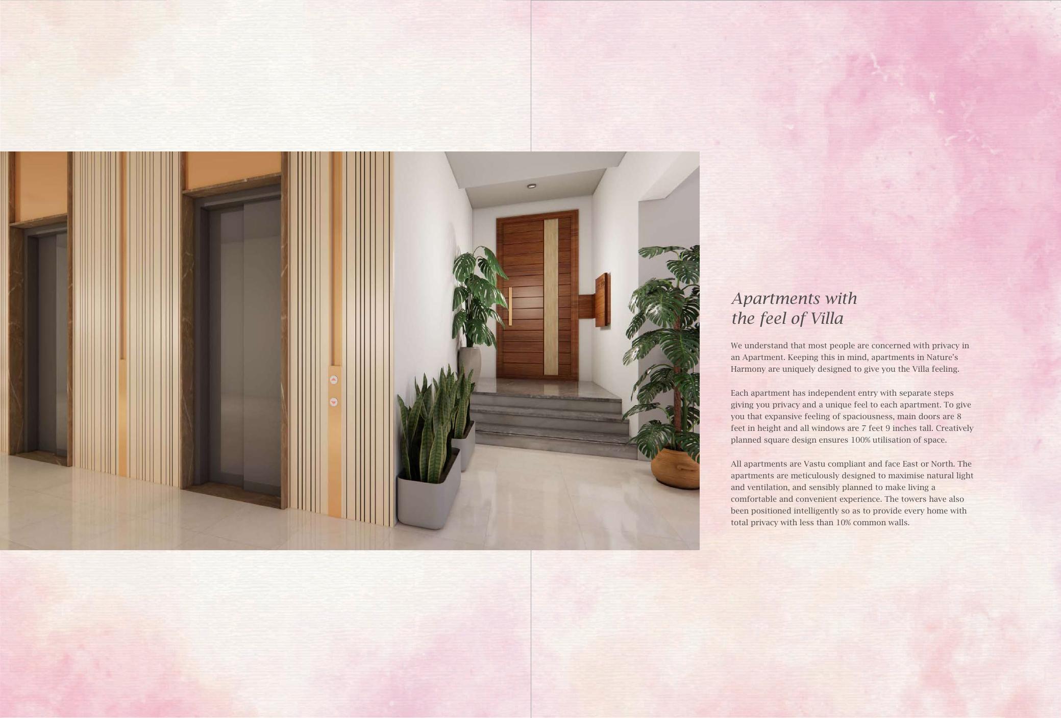 Private apartment arrival experience